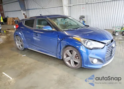 2015 Hyundai Veloster Turbo from USA, damaged, VIN KMHTC6AEXFU243541
